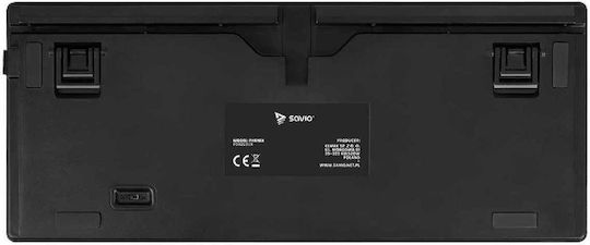 Savio Phenix ABS Ασύρματο Gaming Μηχανικό Πληκτρολόγιο 75% με Gateron Yellow Pro διακόπτες και RGB φωτισμό (Αγγλικό US) - Image 6
