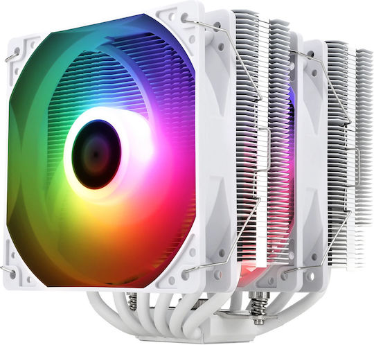 Thermalright Peerless Assassin 120 SE Ψύκτρα Επεξεργαστή για Socket AM4/AM5/1200/115x/1700 με RGB Φωτισμό Λευκή