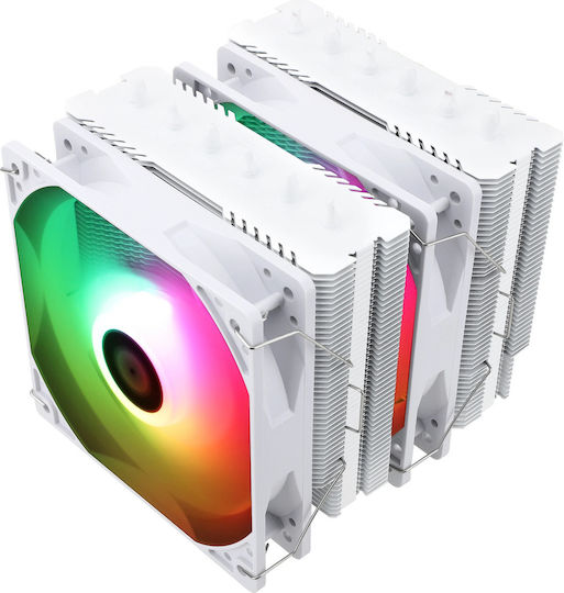 Thermalright Peerless Assassin 120 SE Ψύκτρα Επεξεργαστή για Socket AM4/AM5/1200/115x/1700 με RGB Φωτισμό Λευκή - Image 2