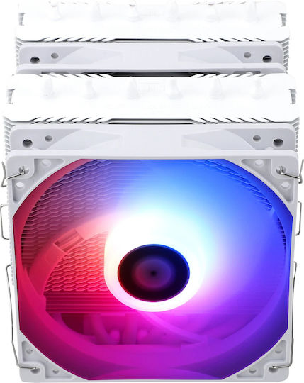 Thermalright Peerless Assassin 120 SE Ψύκτρα Επεξεργαστή για Socket AM4/AM5/1200/115x/1700 με RGB Φωτισμό Λευκή - Image 4