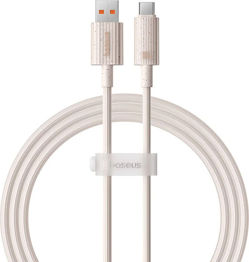 Baseus Series USB 3.0 Cable USB-C male - USB-A 100W Ροζ 1m (P10360203421-00) - Image 2