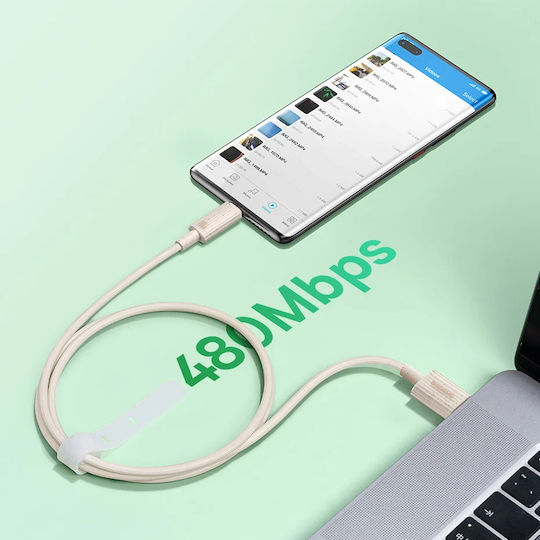 Baseus Series USB 3.0 Cable USB-C male - USB-A 100W Ροζ 1m (P10360203421-00) - Image 5
