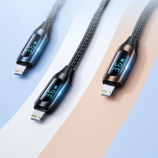 Wozinsky Braided USB-C to Lightning Cable 36W Μαύρο 2m (WUCLC2) - Image 4
