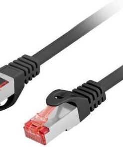 Alternative view of Lanberg F/UTP Cat.6 Καλώδιο Δικτύου Ethernet 1m Μαύρο 1τμχ PCF6-10CU-0100-BK