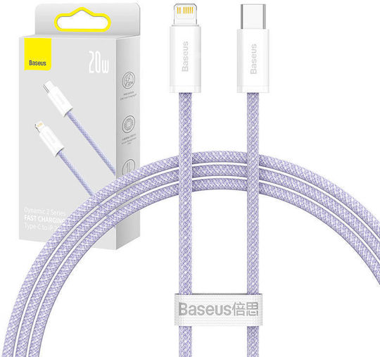 Baseus Dynamic 2 Series USB-C to Lightning Cable 20W Μωβ 1m - Image 5