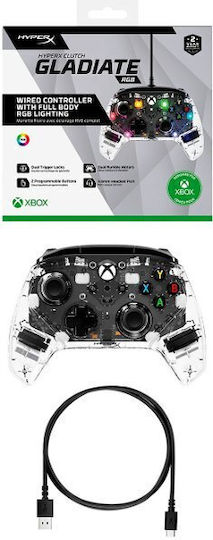 HyperX Clutch Gladiate RGB Ενσύρματο Gamepad για PC / Xbox One / Xbox Series Μαύρο - Image 8