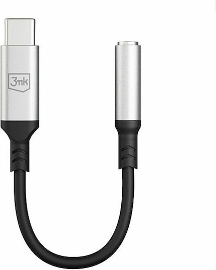 3MK Μετατροπέας USB-C male σε 3.5mm female 1τμχ - Image 3