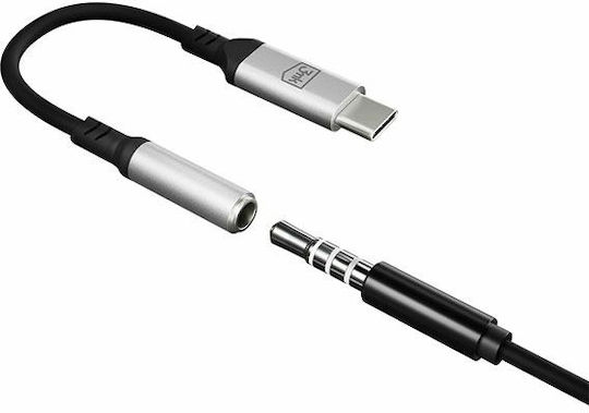3MK Μετατροπέας USB-C male σε 3.5mm female 1τμχ - Image 6