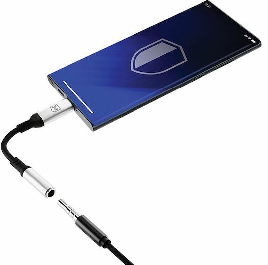 3MK Μετατροπέας USB-C male σε 3.5mm female 1τμχ - Image 8