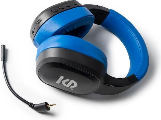 Sparco Race Ασύρματο Over Ear Gaming Headset με σύνδεση Bluetooth Μπλε - Image 3