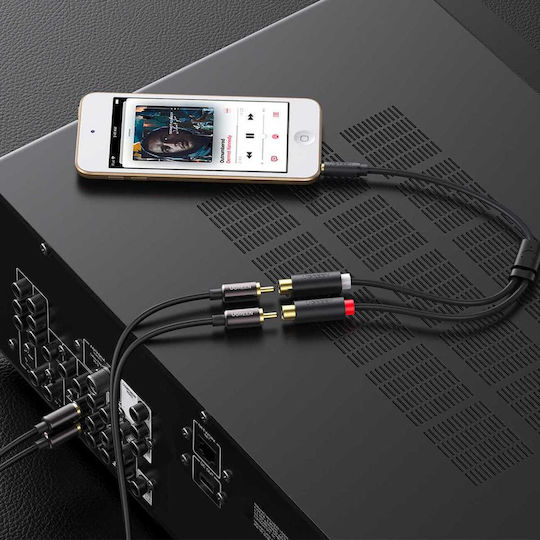 Ugreen Καλώδιο 3.5mm male - 2x RCA male Γκρι 0.25m (10547) - Image 8