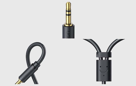 Ugreen Καλώδιο 3.5mm male - 2x RCA male Γκρι 0.25m (10547) - Image 12