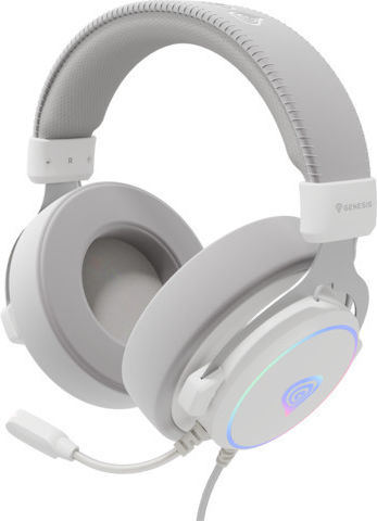 Genesis Neon 764 Over Ear Gaming Headset με σύνδεση USB Λευκό - Image 5