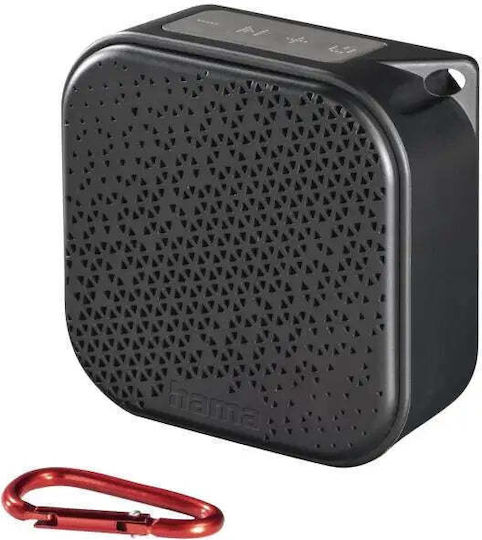 HAMA Pocket 3.0 Αδιάβροχο Ηχείο Bluetooth 3W με Ραδιόφωνο και Διάρκεια Μπαταρίας έως 2 ώρες Μαύρο - Image 3