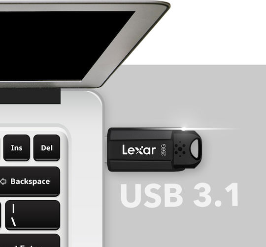 Lexar JumpDrive S80 128GB USB 3.1 Stick Μαύρο - Image 8