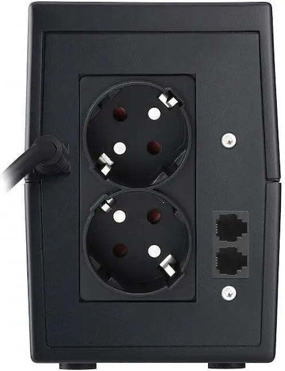 Power Walker VI 850 SE Mini UPS Line-Interactive 850VA 480W με 2 Schuko Πρίζες - Image 2