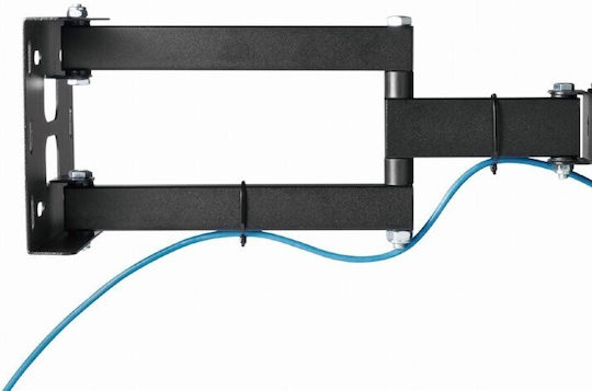 Gembird WM-55ST-03 Βάση Τηλεόρασης Τοίχου με Βραχίονα έως 55" και 35kg Μαύρο - Image 4