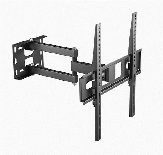 Gembird WM-55ST-03 Βάση Τηλεόρασης Τοίχου με Βραχίονα έως 55" και 35kg Μαύρο - Image 5