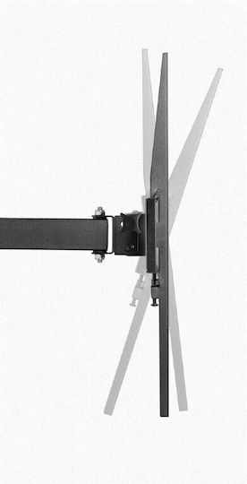 Gembird WM-55ST-03 Βάση Τηλεόρασης Τοίχου με Βραχίονα έως 55" και 35kg Μαύρο - Image 6