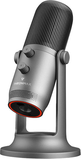 Thronmax Mdrill One Μικρόφωνο USB Επιτραπέζιο για Studio σε Γκρι Χρώμα - Image 3