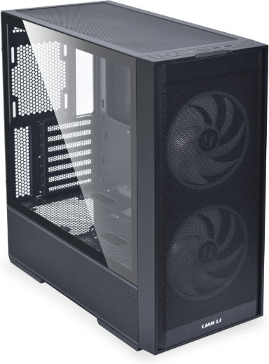 Lian Li Lancool 206 Gaming Midi Tower Κουτί Υπολογιστή με Πλαϊνό Παράθυρο και RGB Φωτισμό Μαύρο - Image 3