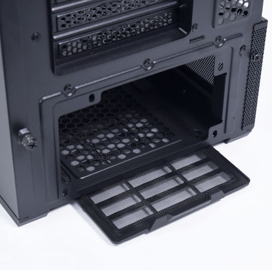 Lian Li Lancool 206 Gaming Midi Tower Κουτί Υπολογιστή με Πλαϊνό Παράθυρο και RGB Φωτισμό Μαύρο - Image 6