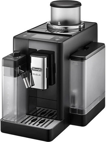De'Longhi Rivelia Αυτόματη Μηχανή Espresso 1450W Πίεσης 19bar για Cappuccino με Μύλο Άλεσης Onyx Black - Image 2