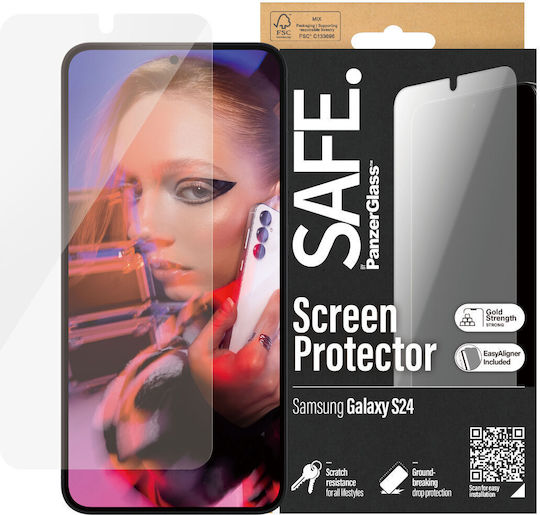 Panzer Full Face Tempered Glass (Galaxy S24) SAFE95666 - Image 2