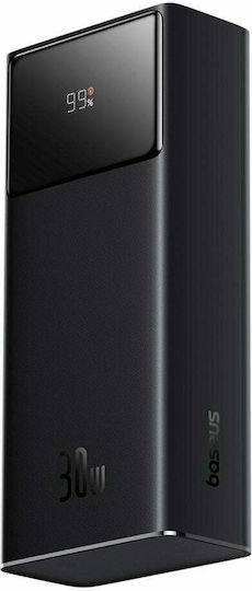 Baseus Star-Lord Power Bank 30000mAh 30W με 2 Θύρες USB-A και Θύρα USB-C Μαύρο - Image 4