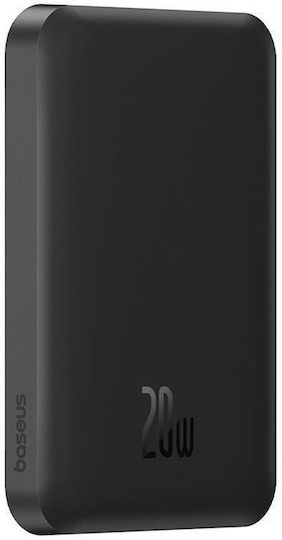 Baseus Mini Power Bank 5000mAh 20W με Θύρα USB-C Μαύρο - Image 4