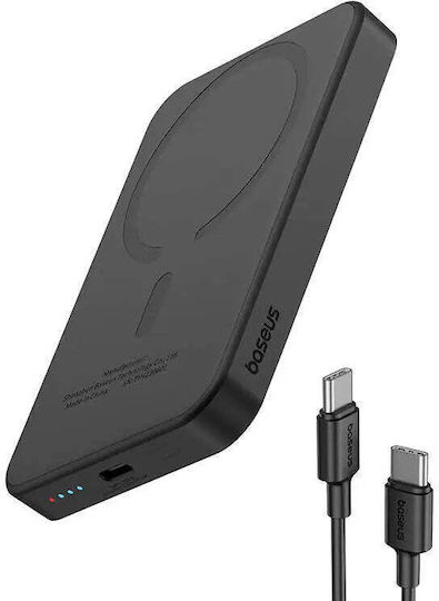 Baseus Mini Power Bank 5000mAh 20W με Θύρα USB-C Μαύρο - Image 9