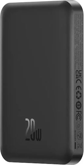 Baseus Mini Power Bank 5000mAh 20W με Θύρα USB-C Μαύρο - Image 2