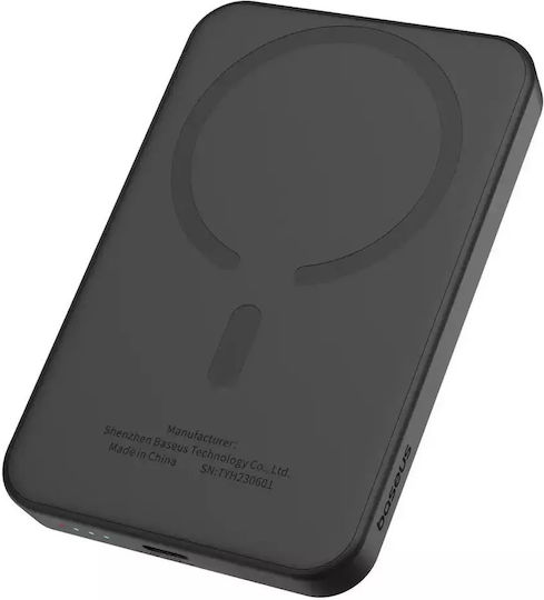 Baseus Mini Power Bank 5000mAh 20W με Θύρα USB-C Μαύρο - Image 3