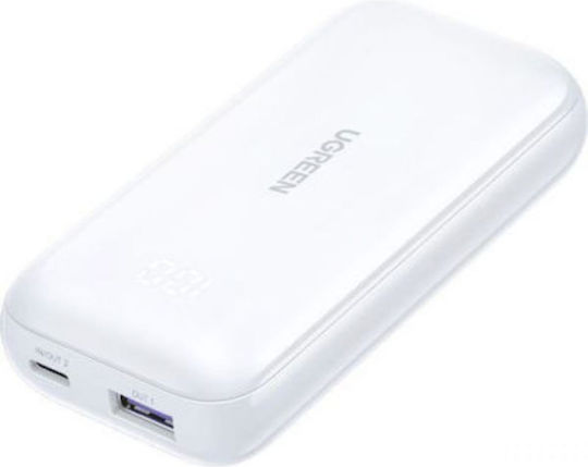Ugreen PB501 Power Bank 10000mAh 30W Power Delivery / Quick Charge 3.0 Λευκό