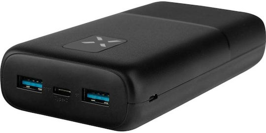 Fixed Zen Power Bank 20000mAh 20W με 2 Θύρες USB-A Power Delivery Μαύρο - Image 4