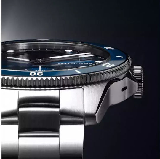 Withings Scanwatch Nova Stainless Steel 42mm Αδιάβροχο με Παλμογράφο (Dark Blue) - Image 7
