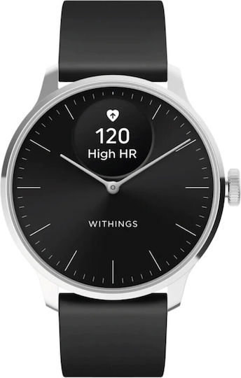 Withings ScanWatch Light Stainless Steel 37mm Αδιάβροχο με Παλμογράφο (Black) - Image 2