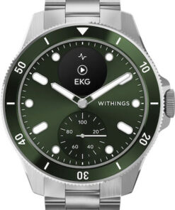 Alternative view of Withings Scanwatch Nova Stainless Steel 42mm Αδιάβροχο με Παλμογράφο (Dark Green)
