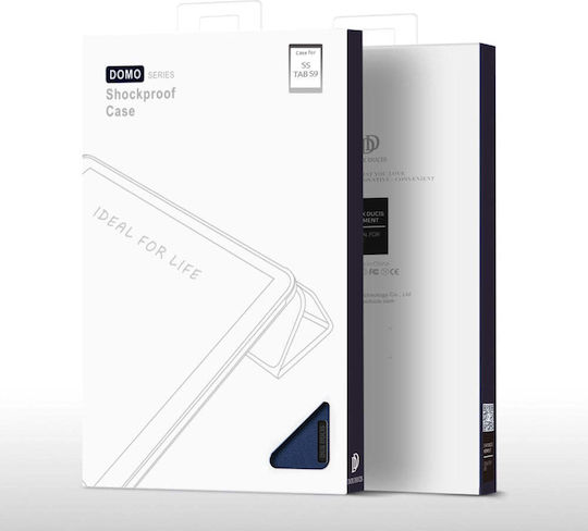 Dux Ducis Domo Flip Cover Πλαστικό Μπλε (Galaxy Tab S9 FE) - Image 3
