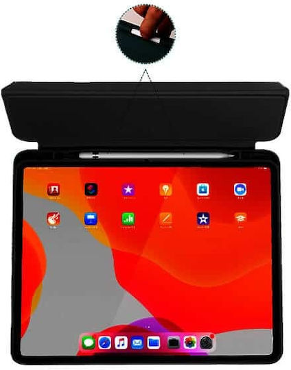 Usams Winto Flip Cover Σιλικόνης Μαύρο (iPad Air 2020/2022) - Image 7
