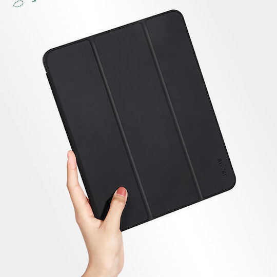 Usams Winto Flip Cover Σιλικόνης Μαύρο (iPad Air 2020/2022) - Image 5