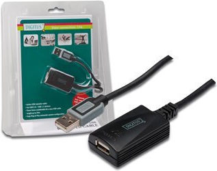 LogiLink USB 2.0 Cable USB-A male - USB-A female Μαύρο 5m UA0001A - Image 2
