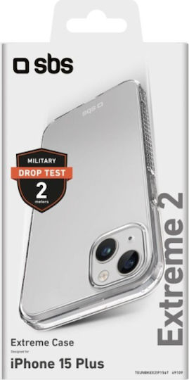 SBS X2 Back Cover Σιλικόνης 2mm Διάφανο (iPhone 15 Plus) UNBKEX2IP1567 - Image 2
