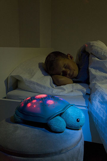 Cloud b Παιχνίδι Ύπνου Twinkling Twilight Turtle από Ύφασμα με Φως και Ήχους για Νεογέννητα Aqua CB7323-T2 - Image 9