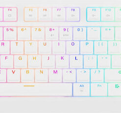 Genesis Thor 230 TKL Ασύρματο Gaming Μηχανικό Πληκτρολόγιο Tenkeyless με Outemu Red διακόπτες και RGB φωτισμό (Αγγλικό US) Λευκό