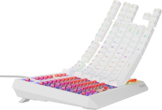 Genesis Thor 230 TKL Ασύρματο Gaming Μηχανικό Πληκτρολόγιο Tenkeyless με Outemu Red διακόπτες και RGB φωτισμό (Αγγλικό US) Λευκό - Image 8