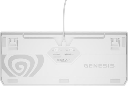 Genesis Thor 230 TKL Ασύρματο Gaming Μηχανικό Πληκτρολόγιο Tenkeyless με Outemu Red διακόπτες και RGB φωτισμό (Αγγλικό US) Λευκό - Image 13