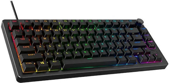 HyperX Alloy Rise 75 Gaming Μηχανικό Πληκτρολόγιο 75% με HyperX Red διακόπτες και RGB φωτισμό (Αγγλικό US) - Image 3