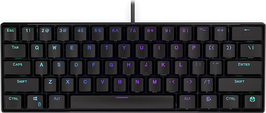 Tracer Gamezone EVO2 Gaming Μηχανικό Πληκτρολόγιο 65% με Custom διακόπτες και RGB φωτισμό (Αγγλικό US) Κίτρινο - Image 2