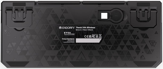 Endorfy Thock Ασύρματο Gaming Μηχανικό Πληκτρολόγιο 75% με Kailh Box Red διακόπτες και RGB φωτισμό (Αγγλικό US) - Image 11